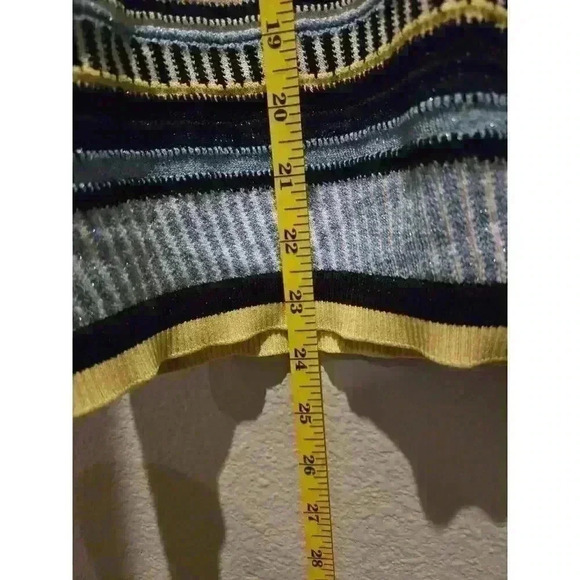 INC Women's Striped Halter Tank Top Multicolor Size M Sleeveless - Picture 8 of 9